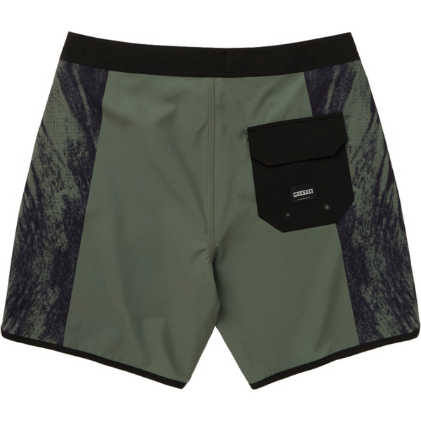 2026 Mystic Heren Warped Boardshort 35107.26064 - Olive Green